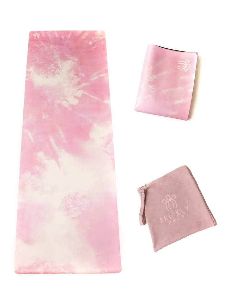 Travel Yoga Mat with Carry Pouch