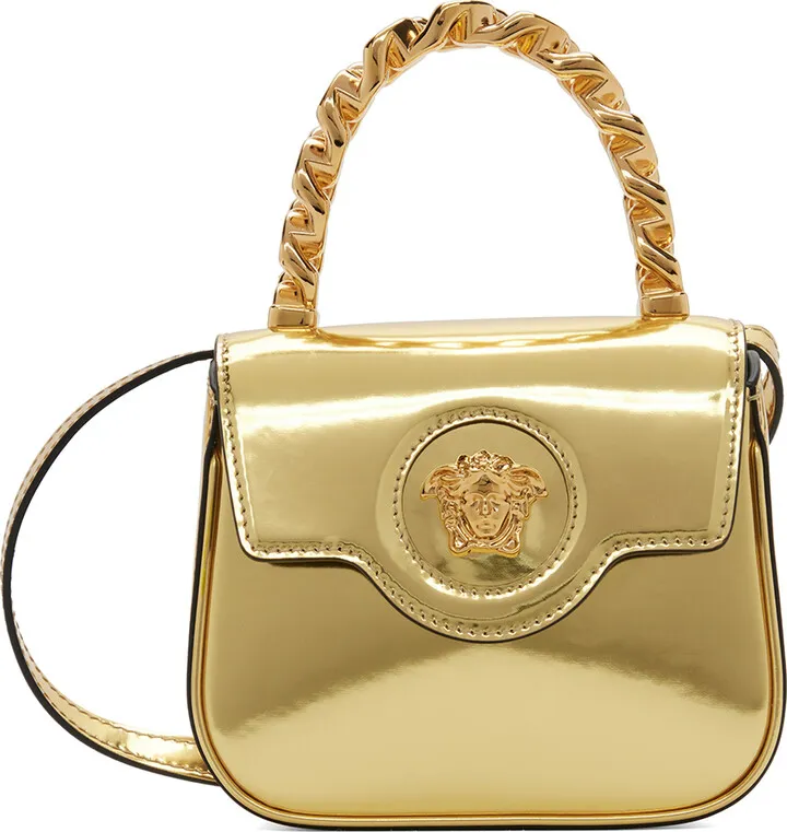 Versace Gold Mini 'La Medusa' Bag