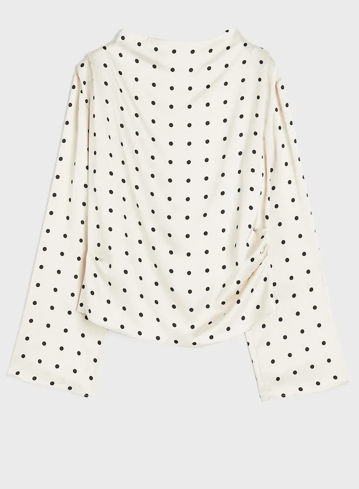 Satin Knitted Top