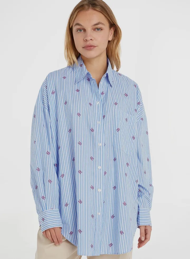 Striped Pocket Detail Shirt