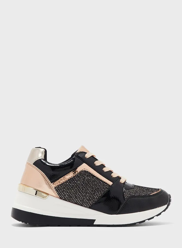 Lace Up Low Top Sneakers