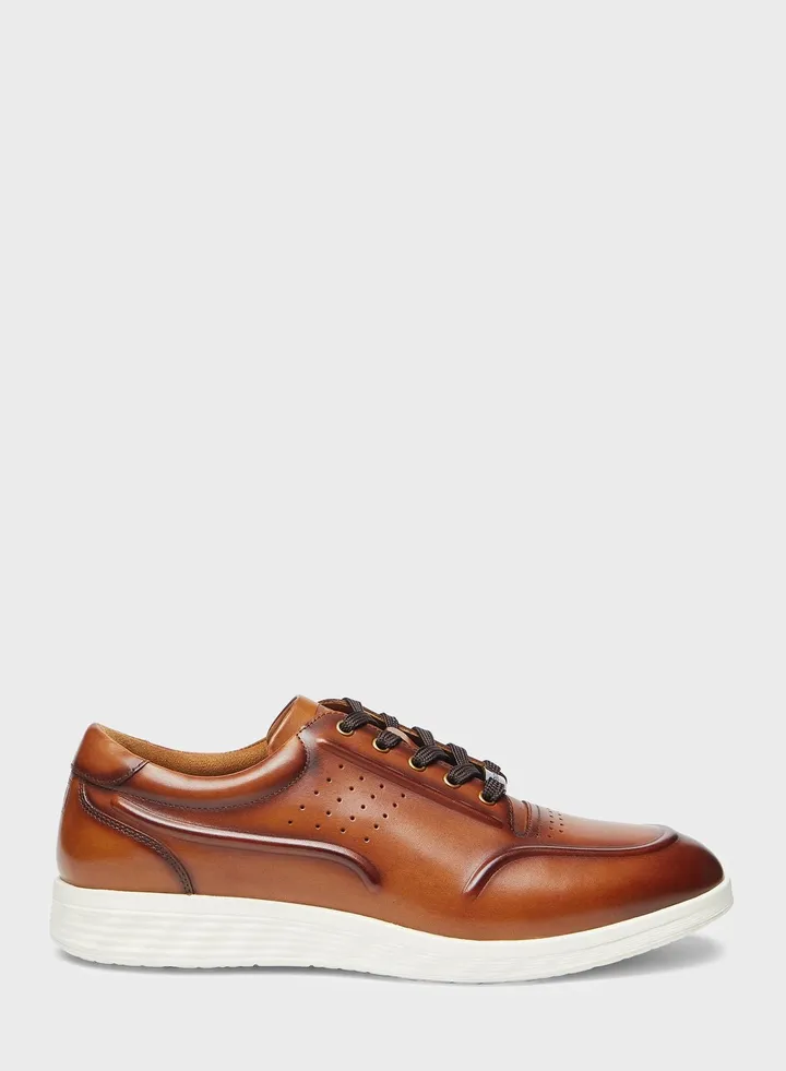 Lace Up Low Top Sneakers
