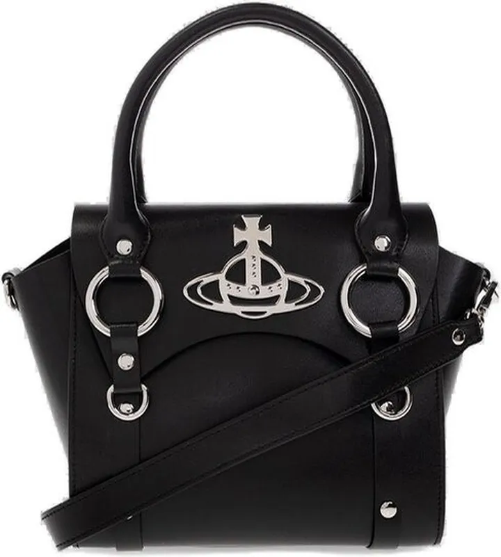 Vivienne Westwood Orb Plaque Small Tote Bag