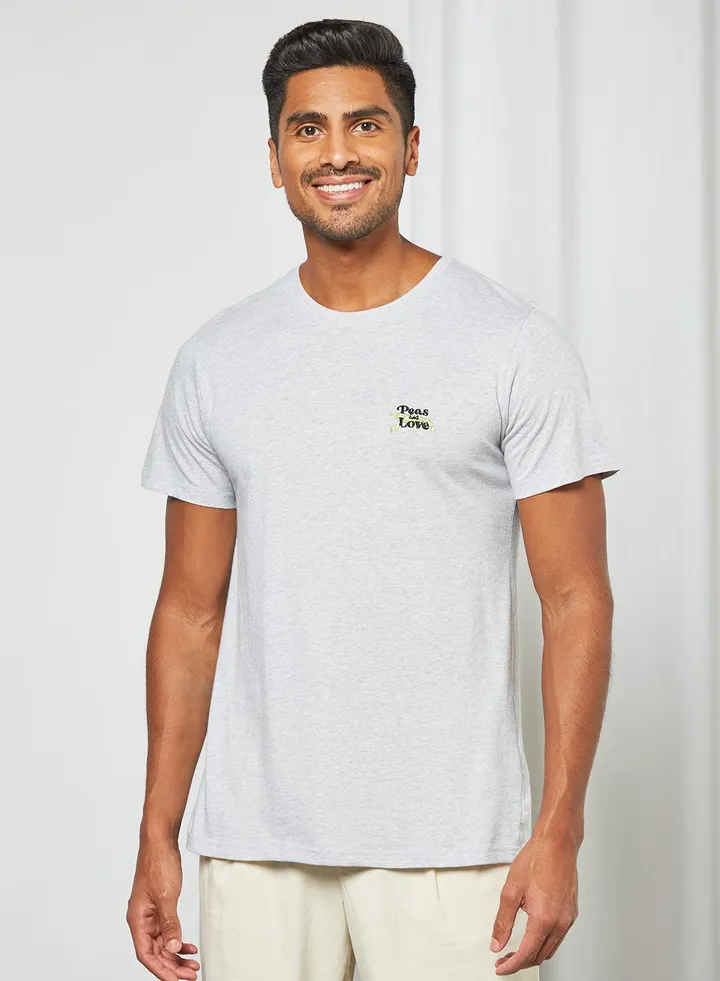 Slogan Print T-Shirt
