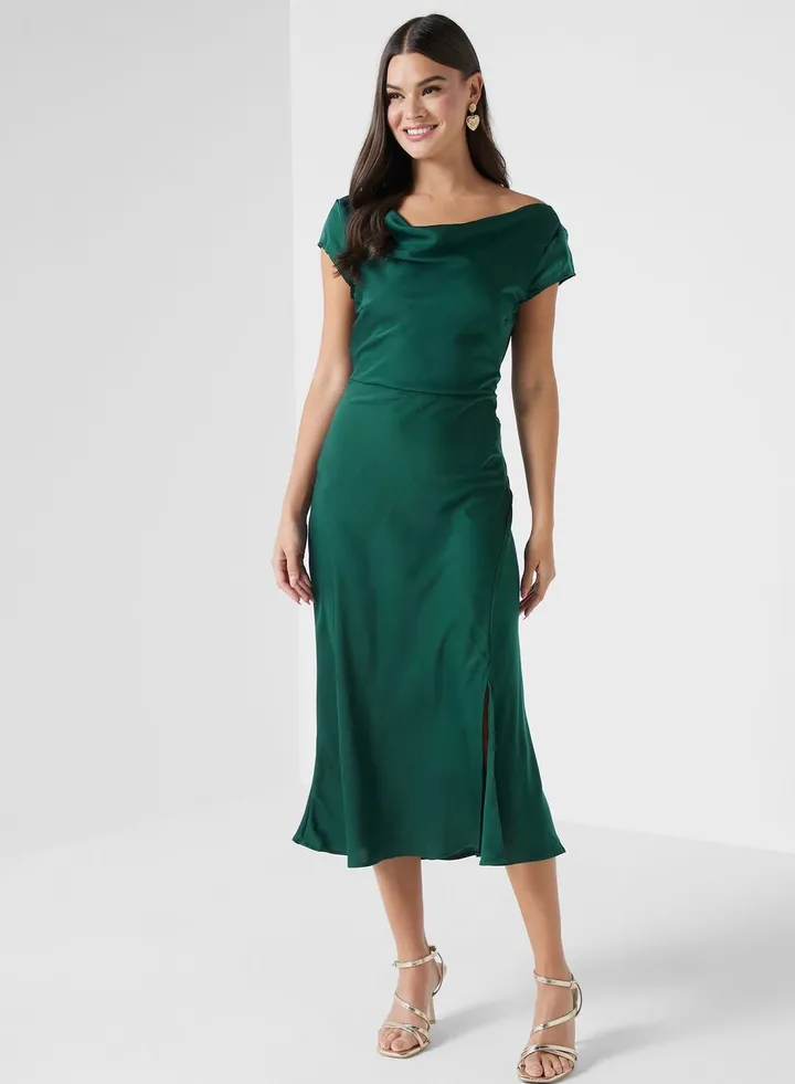 Satin Aline Dress