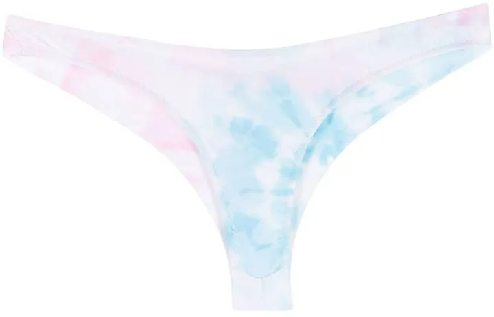 Tie-Dye Low Bikini Bottoms
