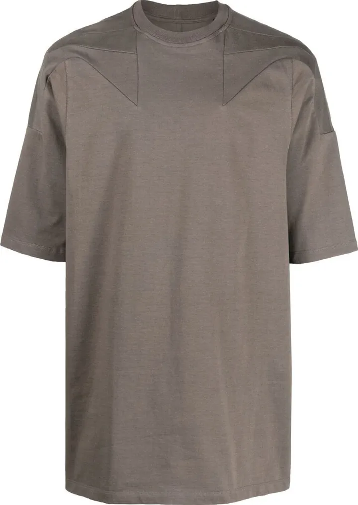 seam-detail organic cotton T-shirt