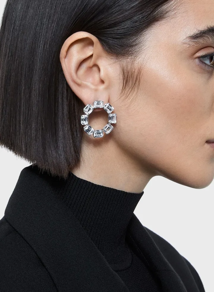Millenia circle earrings