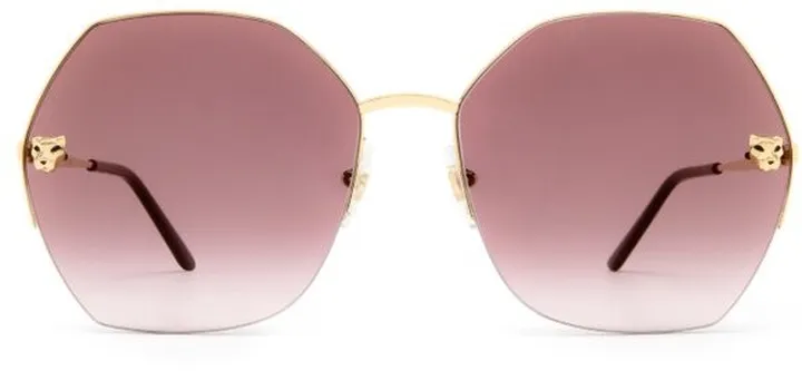 Cartier Hexagon Frame Sunglasses