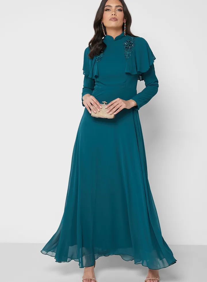 Embroidered Detail Dress