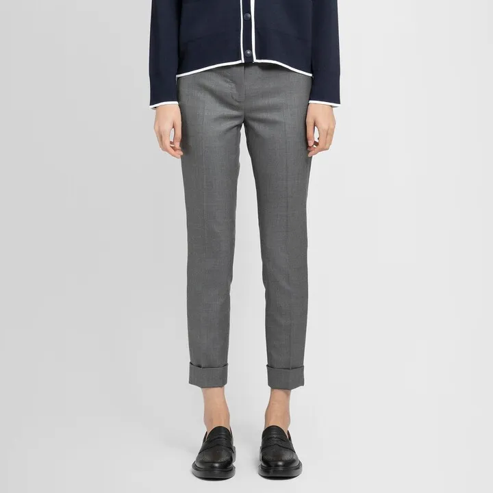 Thom Browne Woman Grey Trousers