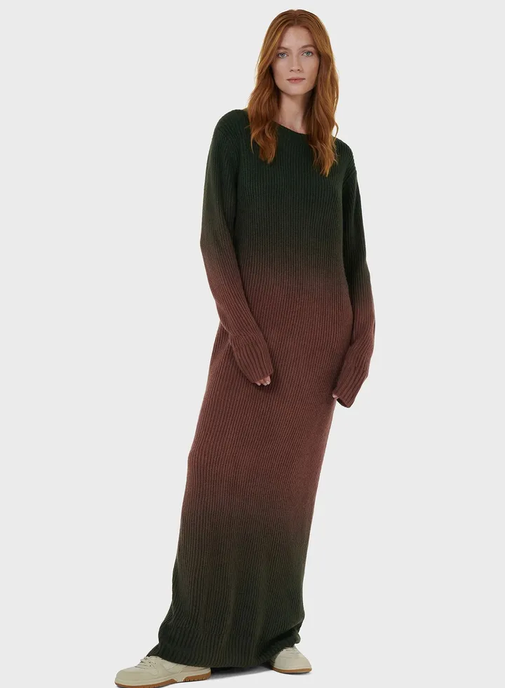 Tie-Dye Knitted Dress