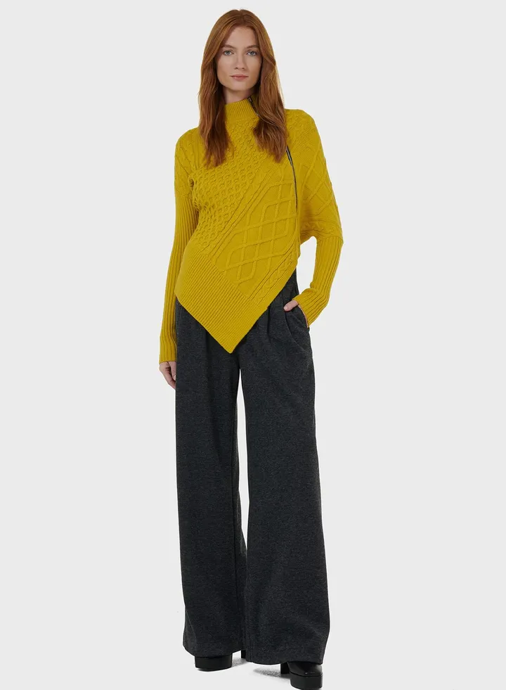 Wide-Leg Trousers