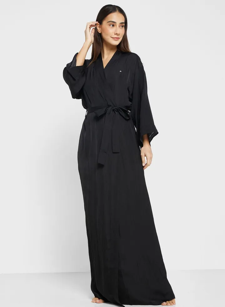 Tie Detail Kimono
