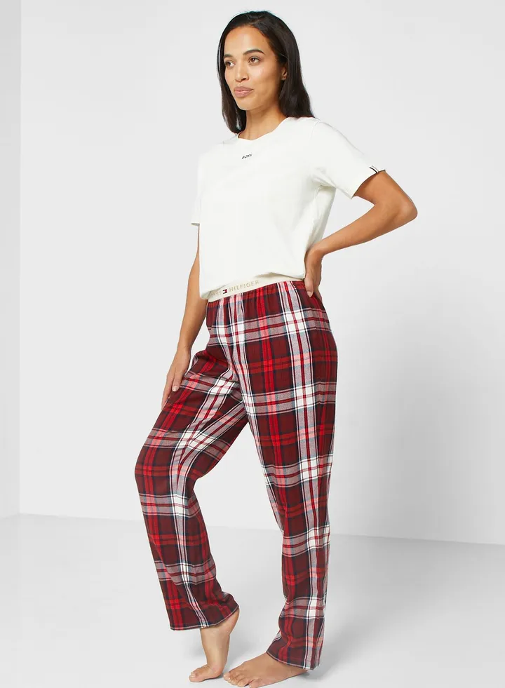 Checked Pants