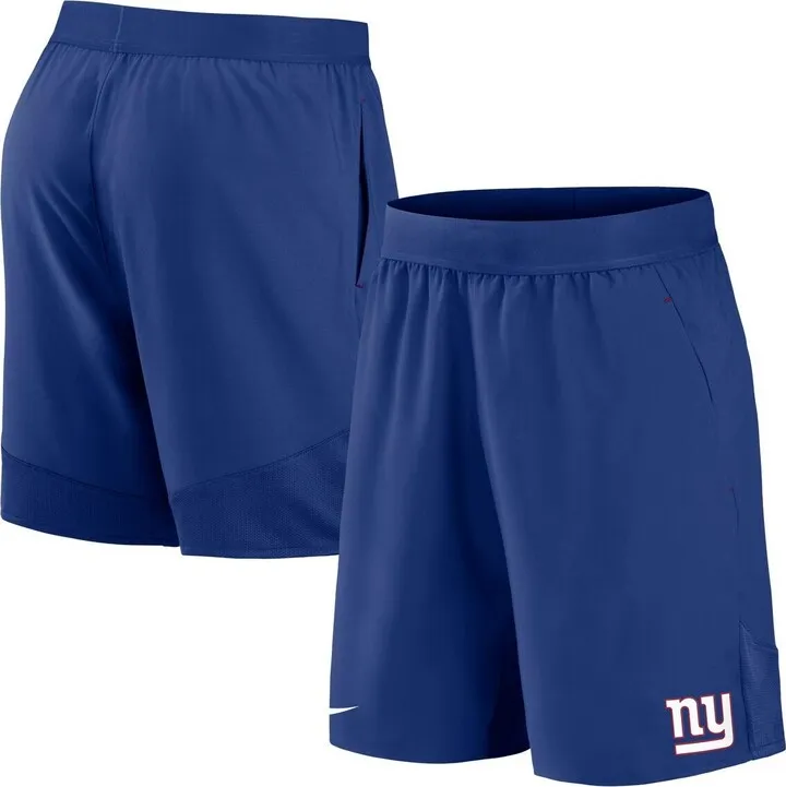 Men's Nike Royal New York Giants Stretch Woven Shorts