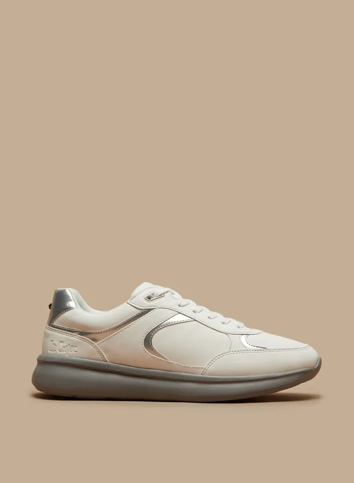 Mens Panelled Lace Up Sneakers