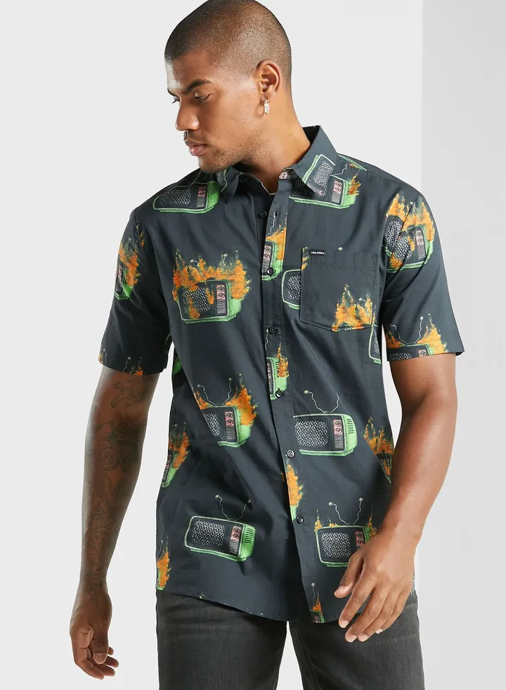 Featured Artist Justin Hager Woven Shirt