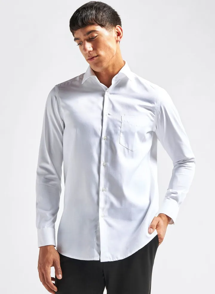 Pocket Detail Regular Fit Shirt