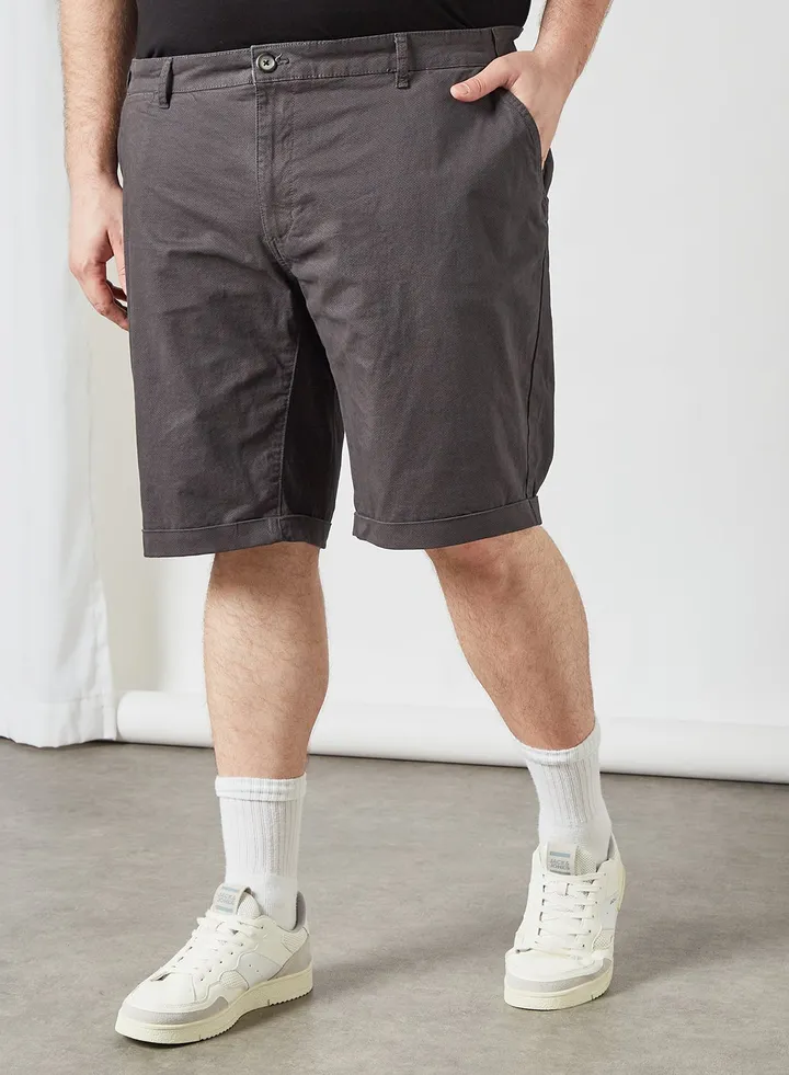 Plus Size Chino Shorts