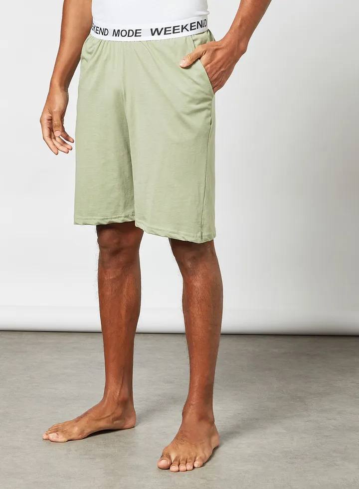 Elasticated Loungewear Shorts