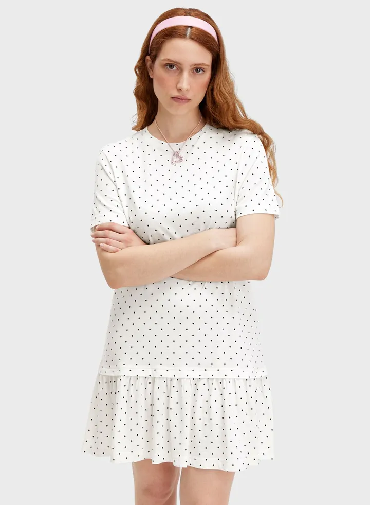 Printed Tiered Dress