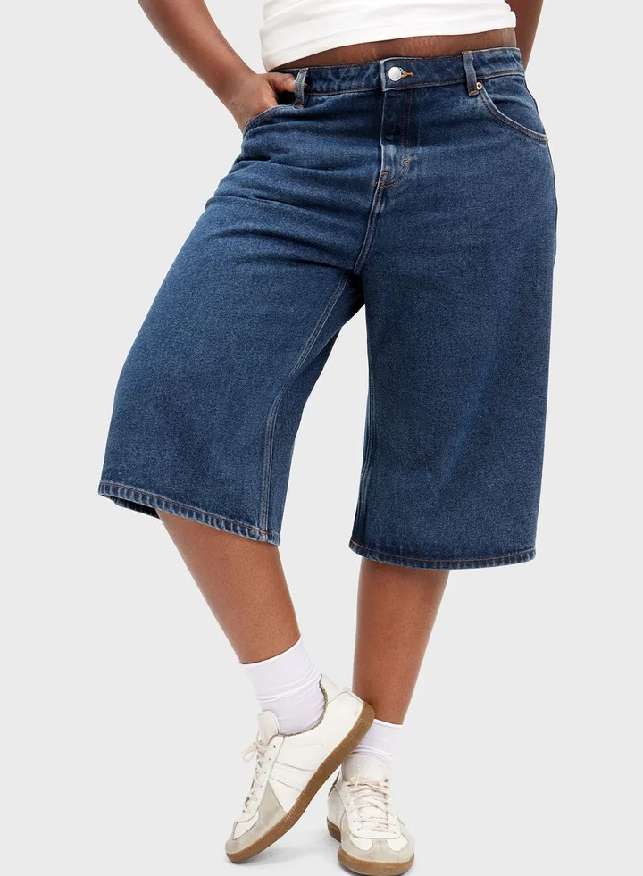 High Waist Denim Shorts