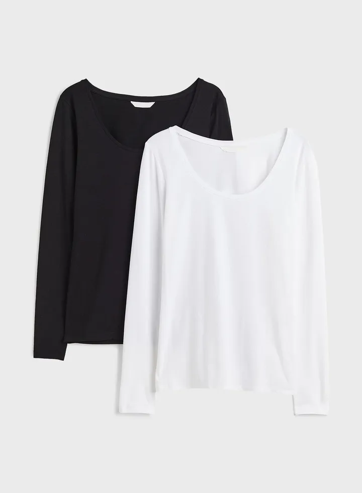 2 Pack Knitted Top