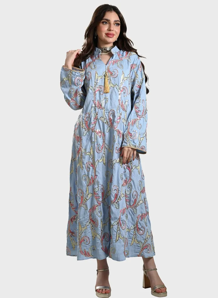 Embroidered Jalabiya
