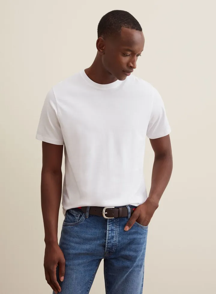 OVS Supima Cotton T-Shirt With Round Neck