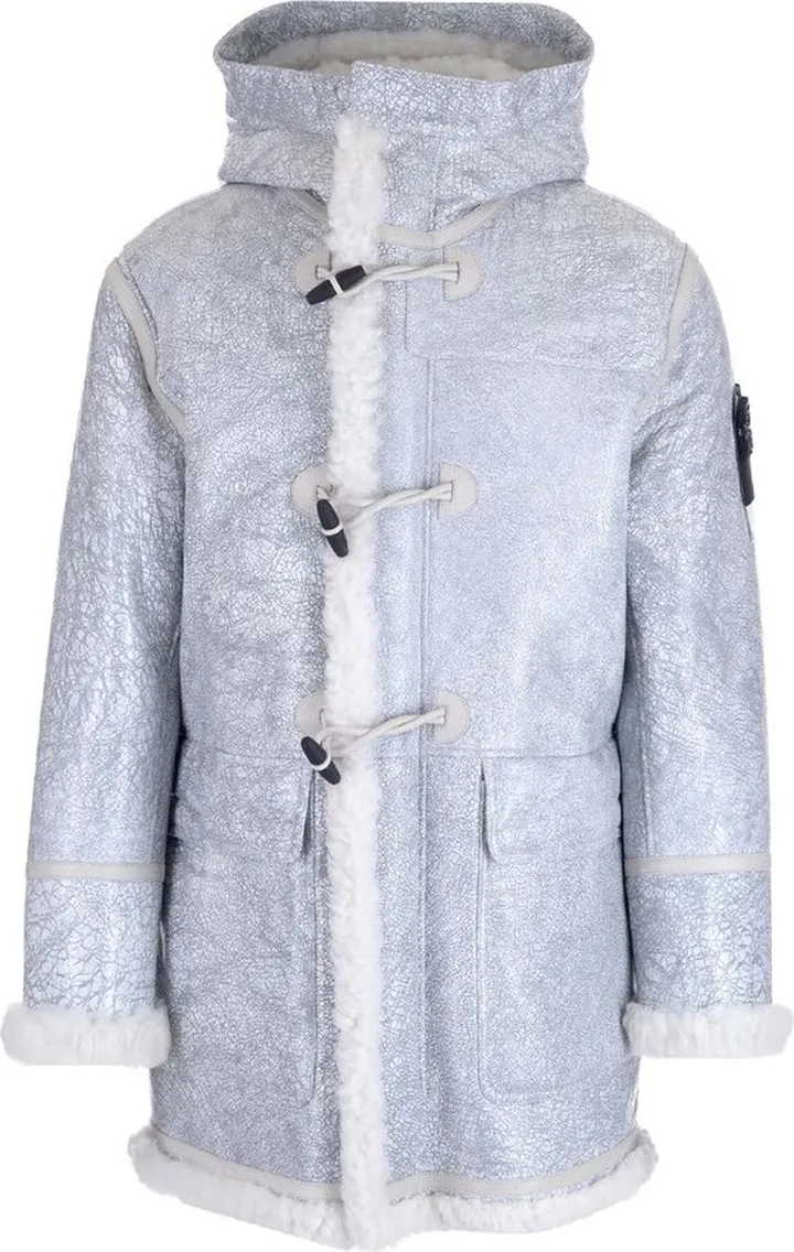 Stone Island Long-Sleeved Hooded Duffle Coat