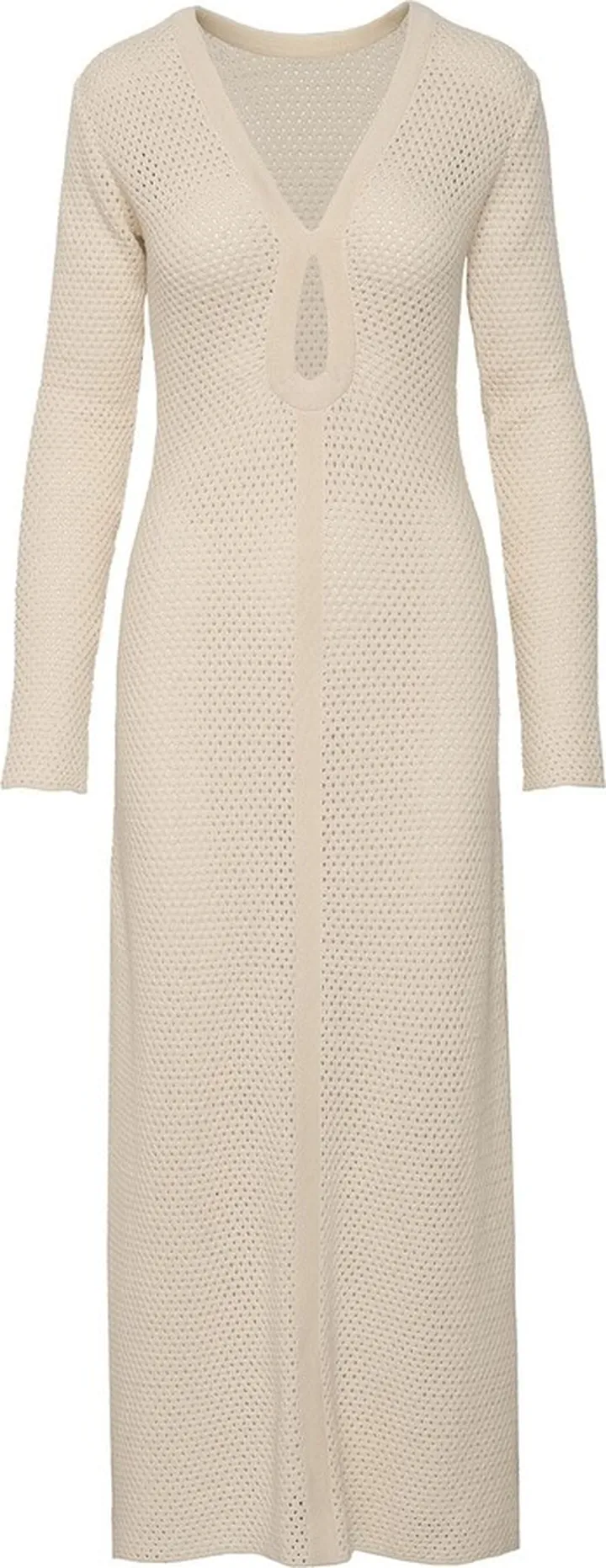 Mysterious World cotton knit midi dress