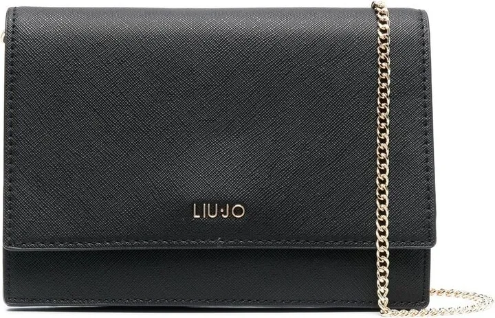 Logo-Lettering Shoulder Bag