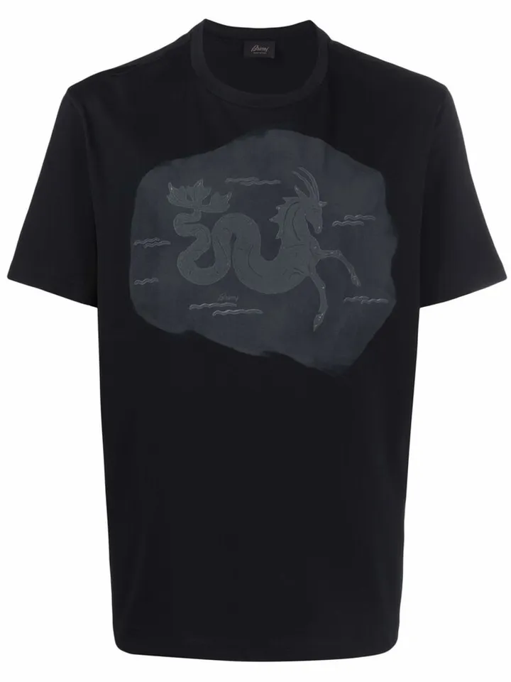 graphic-print cotton T-shirt