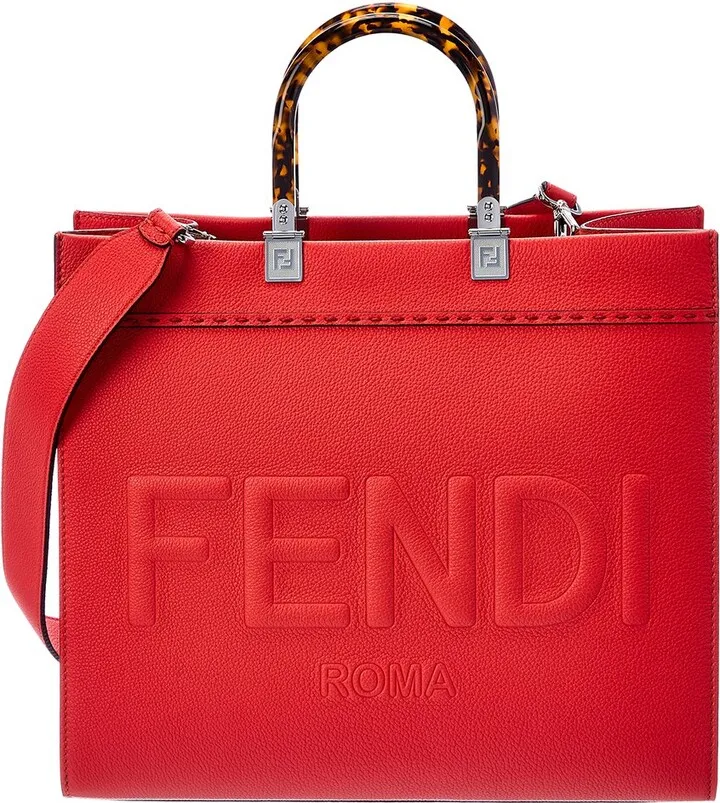 FENDI Sunshine Medium Leather Tote