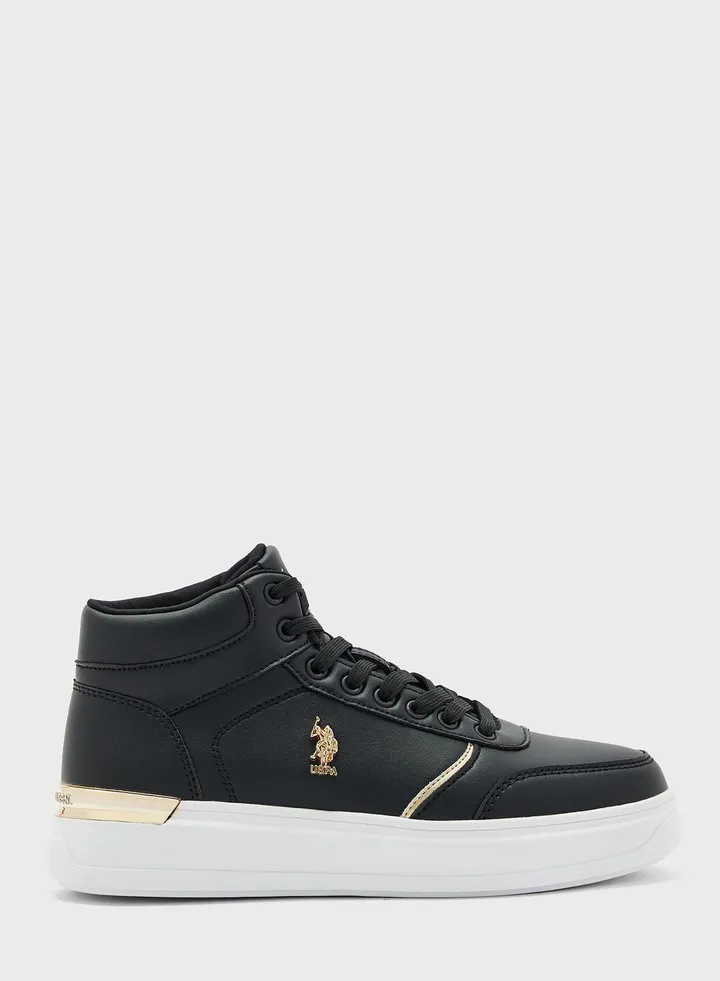 Lace Up Low Top Sneakers