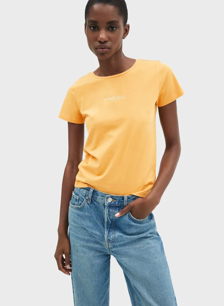 Crew Neck Logo T-Shirt