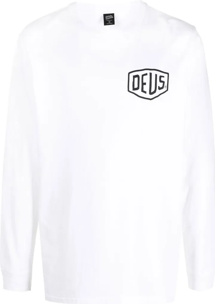 logo-print long-sleeved T-shirt
