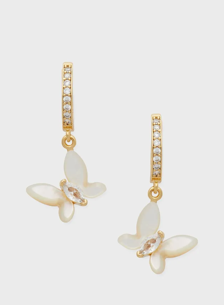 Butterfly Drop Earrings