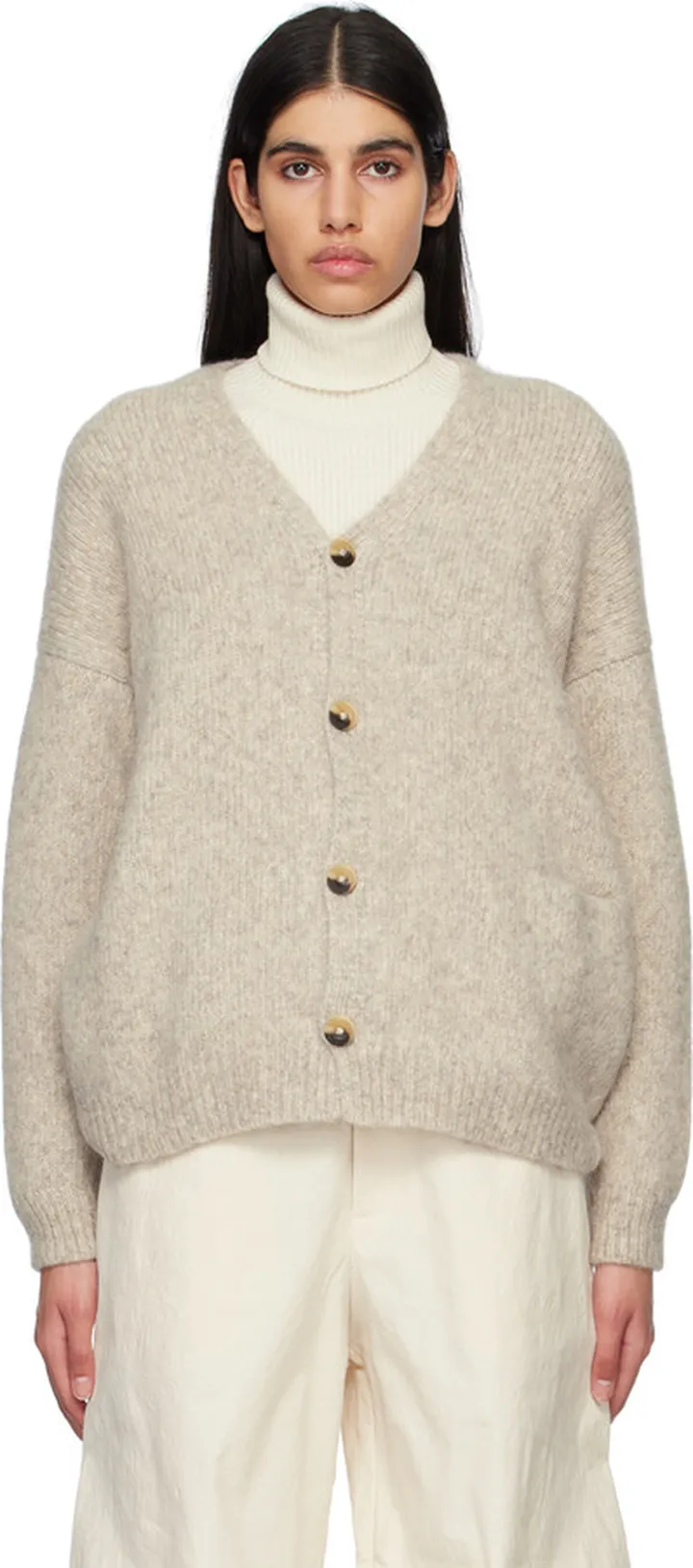 Lauren Manoogian Gray Loft Cardigan