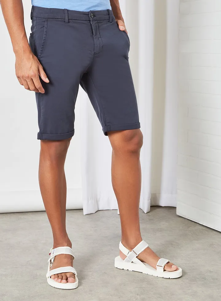 Roll Up Hem Chino Shorts