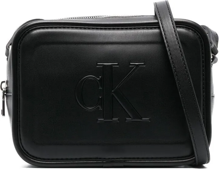 Logo-Embossed Crossbody Bag