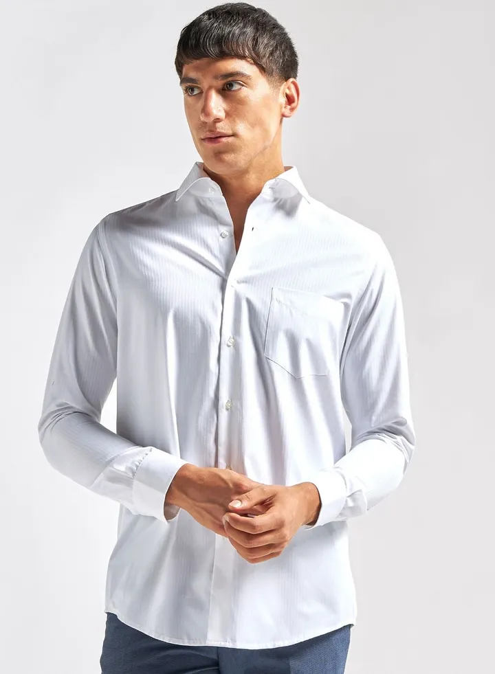 Pocket Detail Regular Fit Shirt