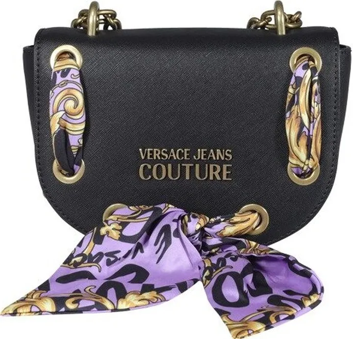 Versace Jeans Couture Scarf-Detailed Shoulder Bag