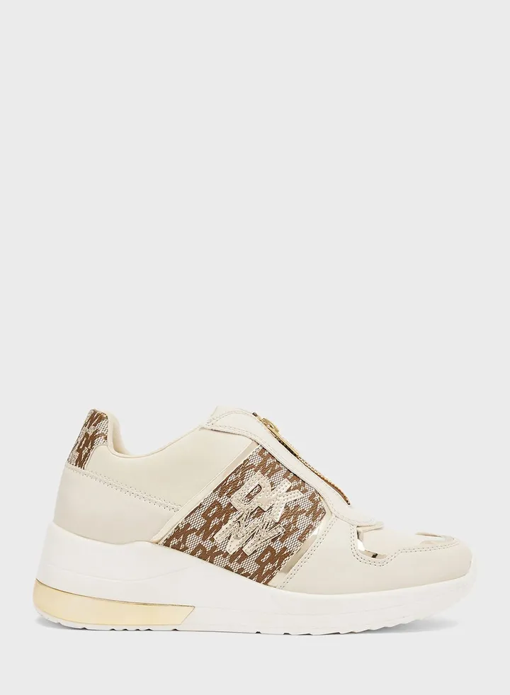 Nadia Zip Up Wedge Slip-Ons