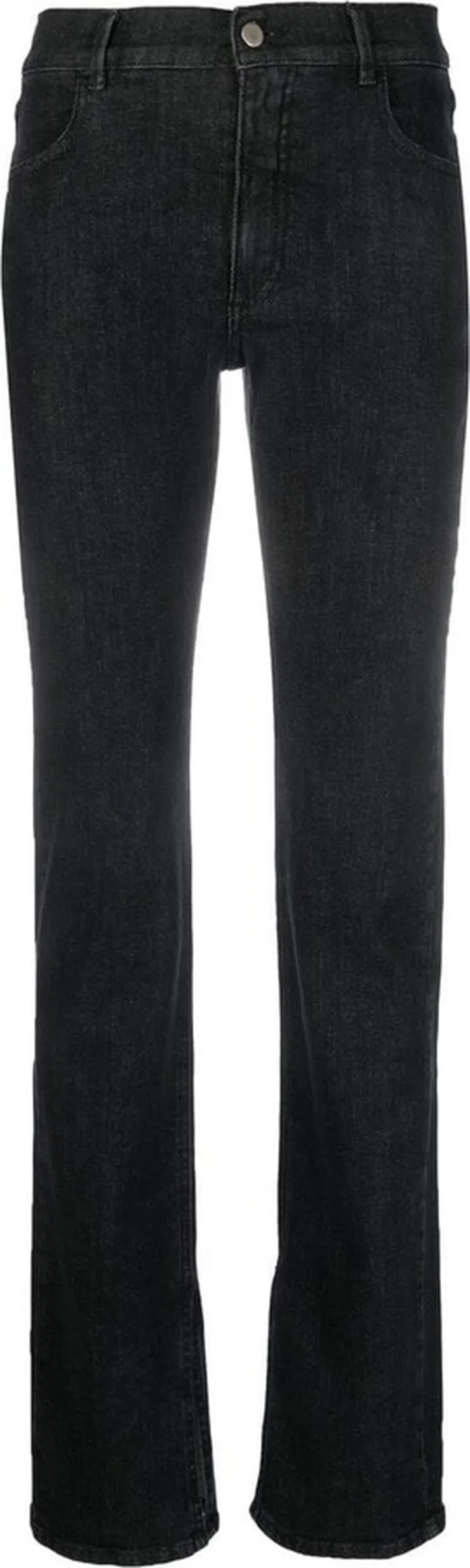 Split-Hem Bootcut Jeans