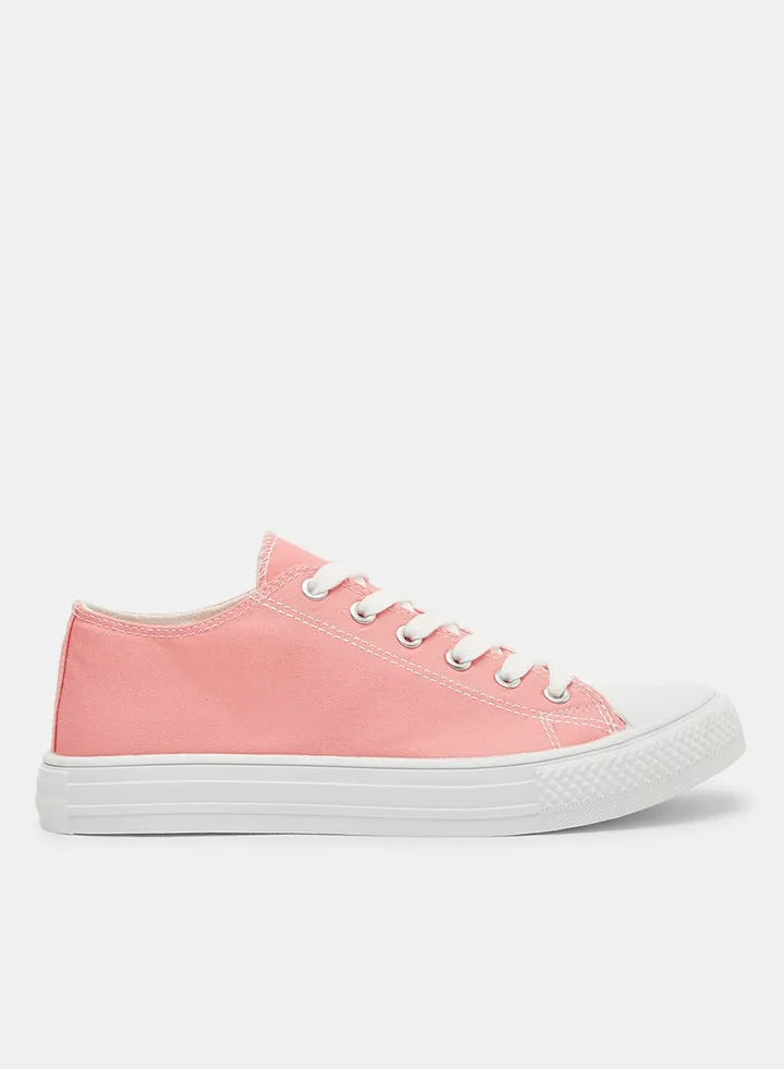 Canvas Low Top Sneakers