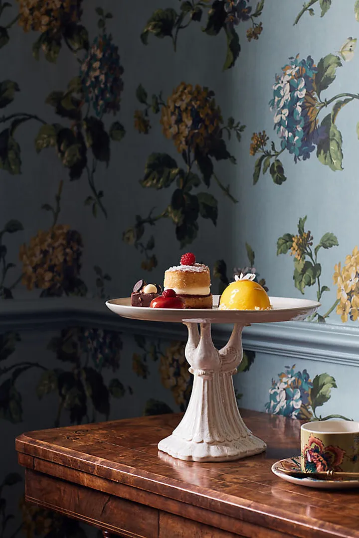 House of Hackney Peacock Cake Stand White