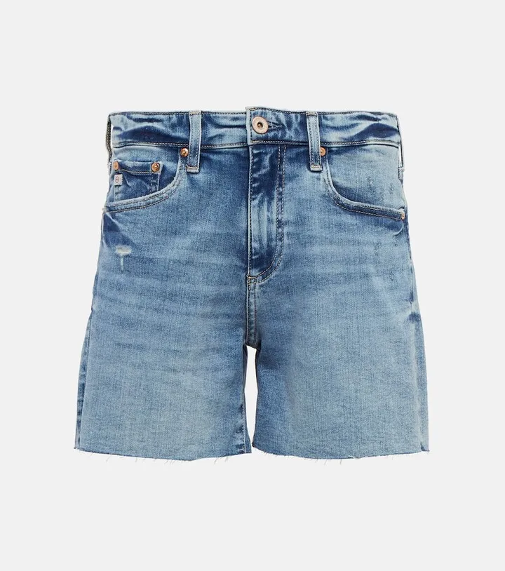 Ex-Boyfriend mid-rise denim shorts
