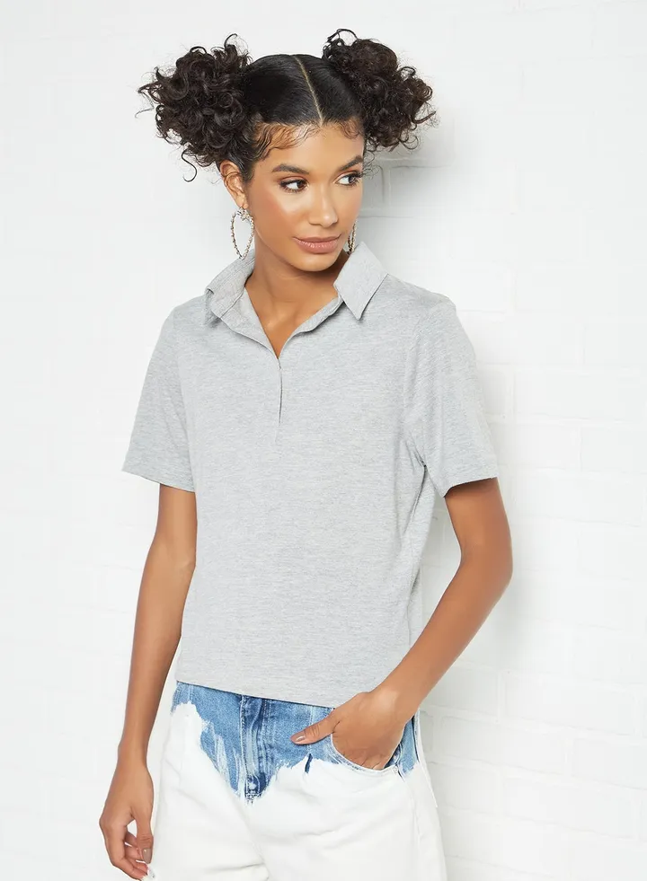 Casual Collared T-Shirt